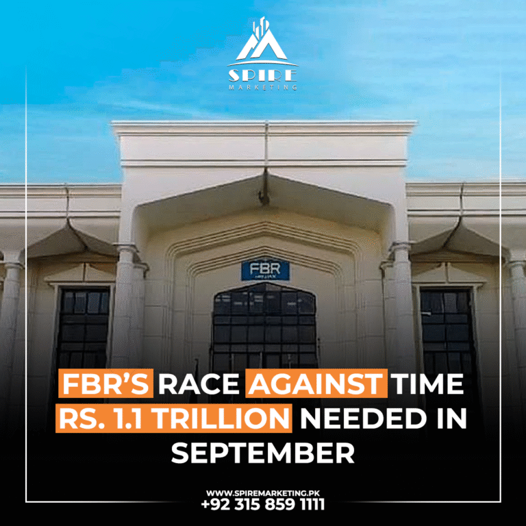 FBR’s Race Against Time: Rs. 1.1 Trillion Needed in September