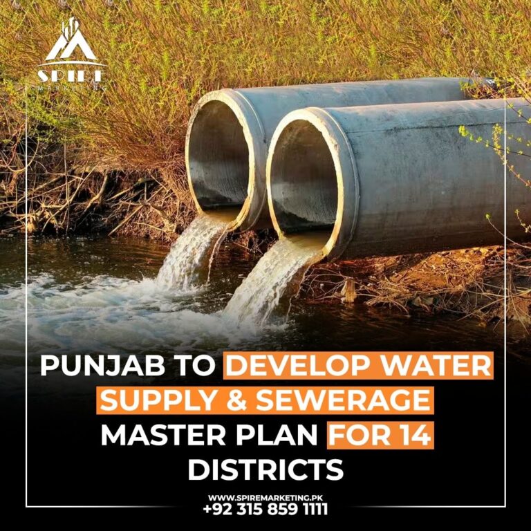 Punjab to Develop Water Supply & Sewerage Master Plan for 14 Districts