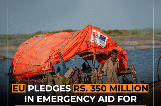 EU Pledges Rs. 350 Million in Emergency Aid for Pakistan’s Flood Victims