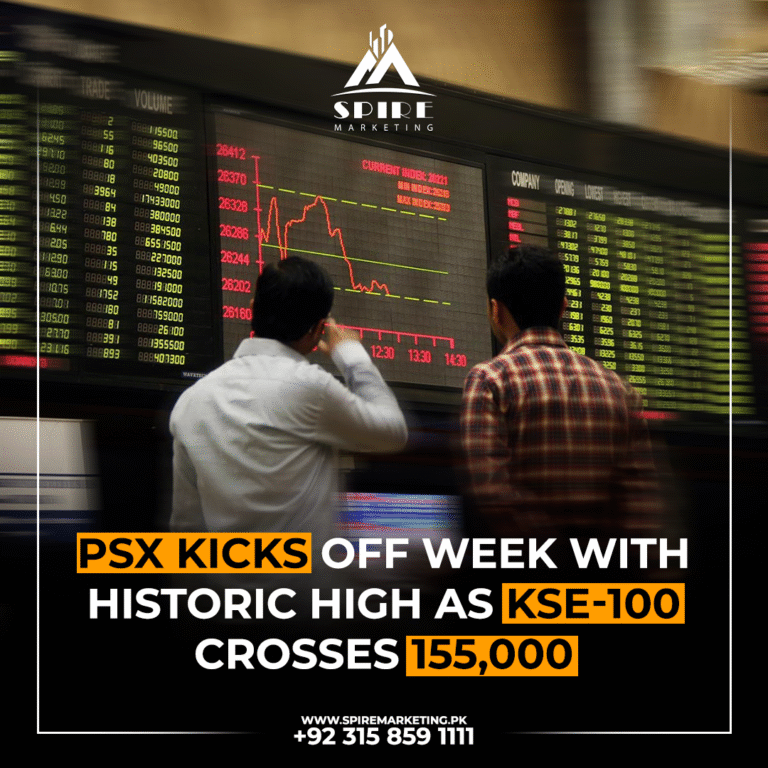 PSX Kicks Off Week With Historic High as KSE-100 Crosses 155,000