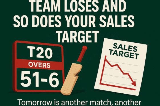 When Your Cricket Team Loses and So Does Your Sales Target