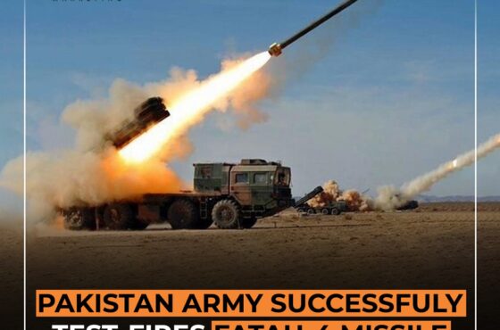 Pakistan Army Successfully Test-Fires Fatah-4 Missile