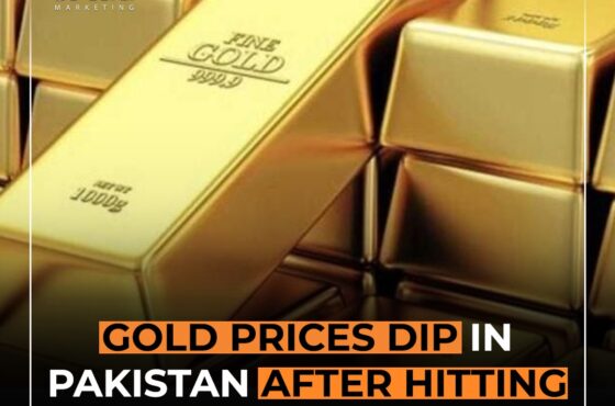 Gold Prices Dip in Pakistan After Hitting Record High