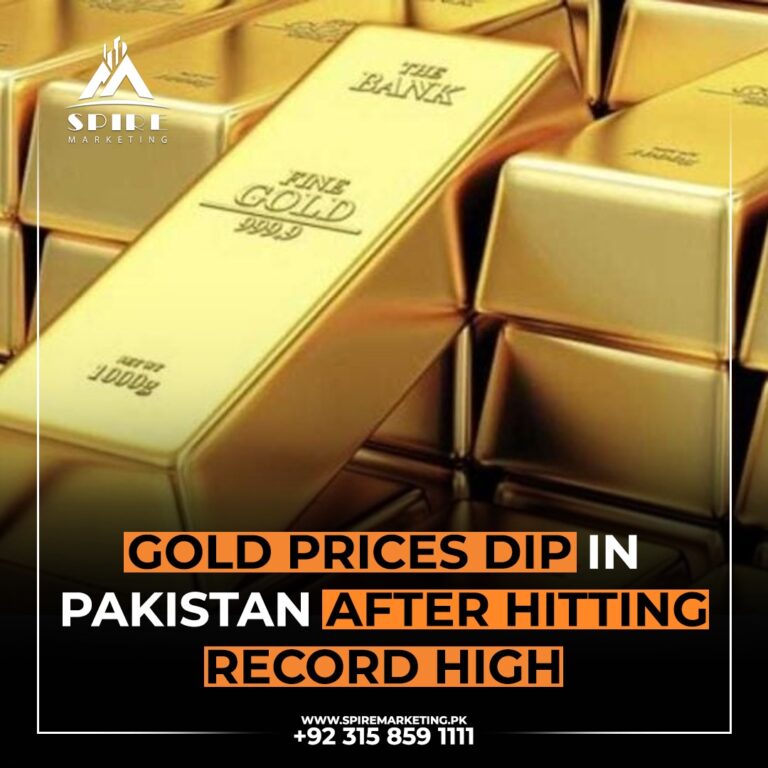 Gold Prices Dip in Pakistan After Hitting Record High